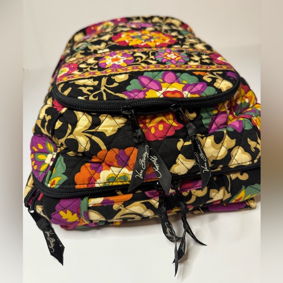 Vera Bradley Suzani Backpack w/ Side Laptop Sleeve, Quilted - Picture 12 of 15
